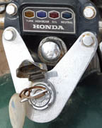 aftermarket key relocator for Honda 750